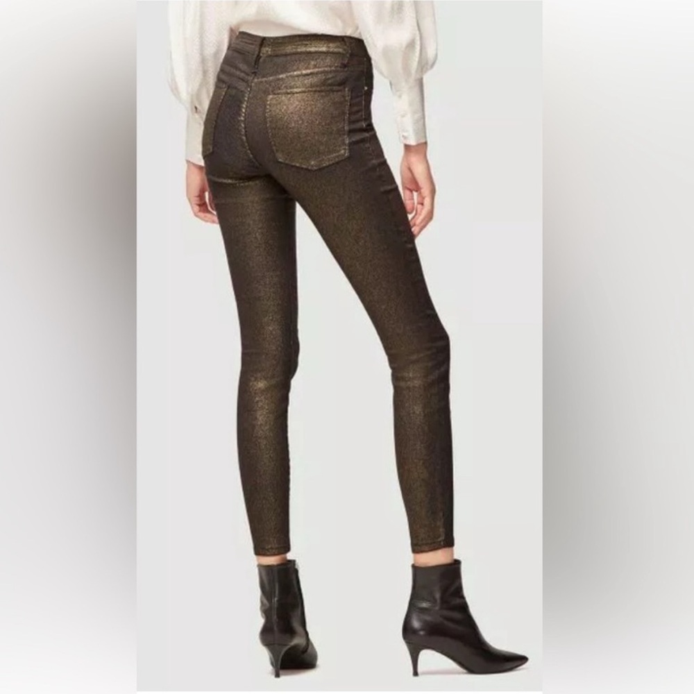 Frame Le high skinny metallic old gold Jean size 26